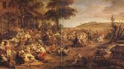 Peter Paul Rubens La Kermesse ou Noce de village Germany oil painting artist
